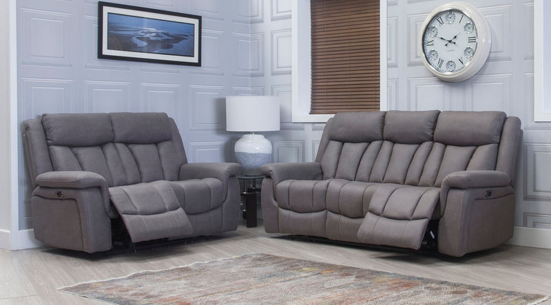 Santino Grey Power Recliner Couches Lisburn