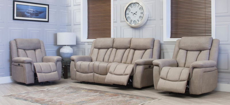 Santino Sandstone Power Reclining Sofas Northern Ireland