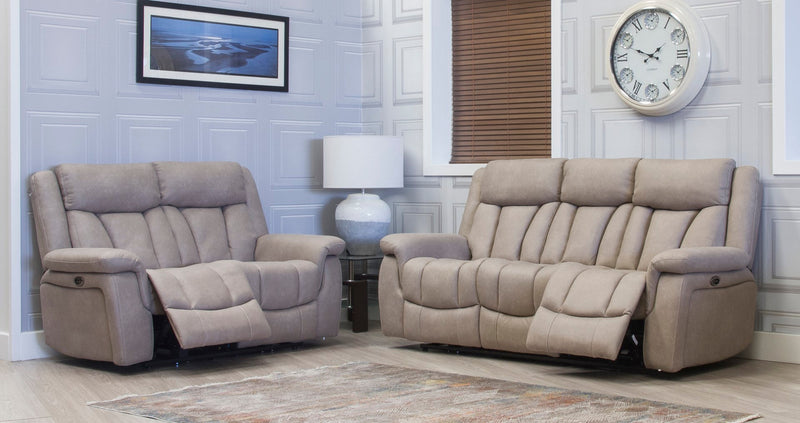 Santino Sandstone Power Recliner Couches Coleraine