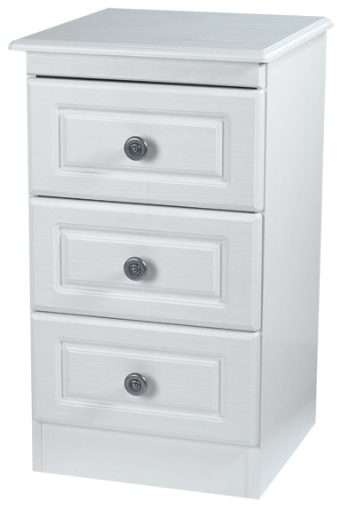 Snowdon White 3 Drawer Locker