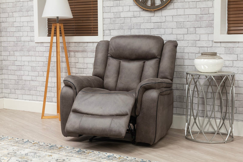 Athens Recliner Sofas Fabric Grey