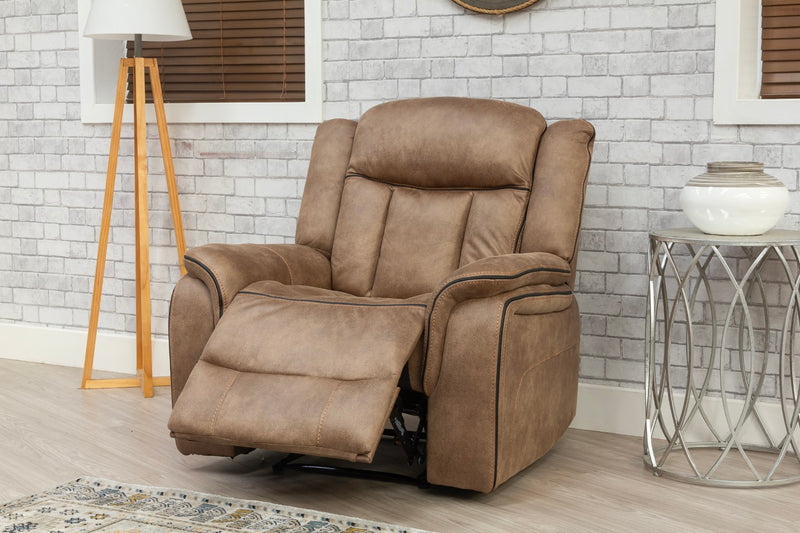 Athens Recliner Sofas Fabric Sandstone