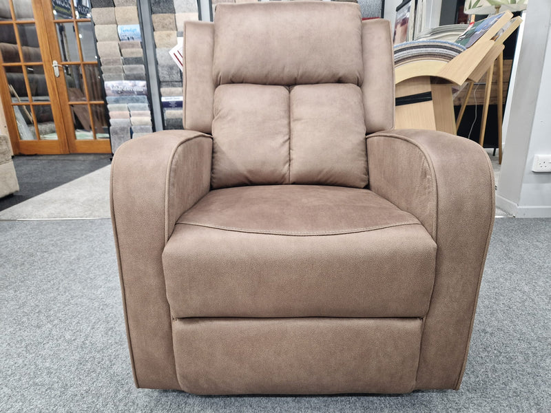 The Glenvale armchair tan fabric 