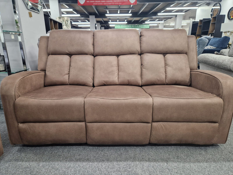 The Glenvale 3 seat tan fabric 