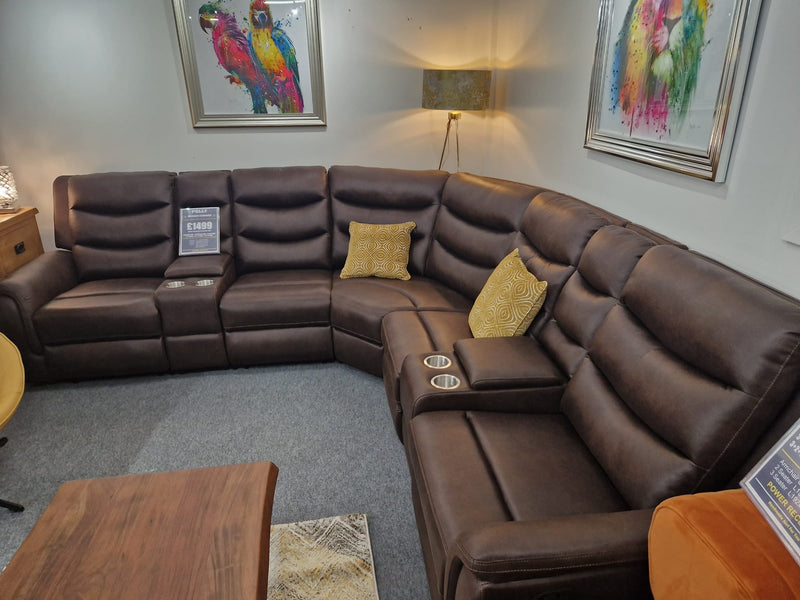 3+2+1 Seater Brown Recliner Couches Lisburn, The Polly