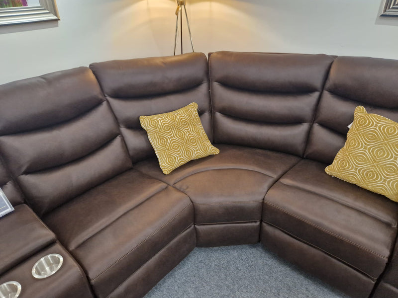 3+2+1 Seater Brown Reclining Sofas Northern Ireland, The Polly