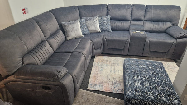 Airedale Grey Corner Sofas
