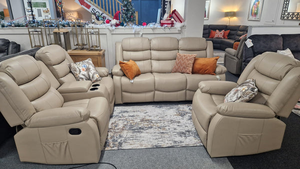 Buy leather outlet lounge suite