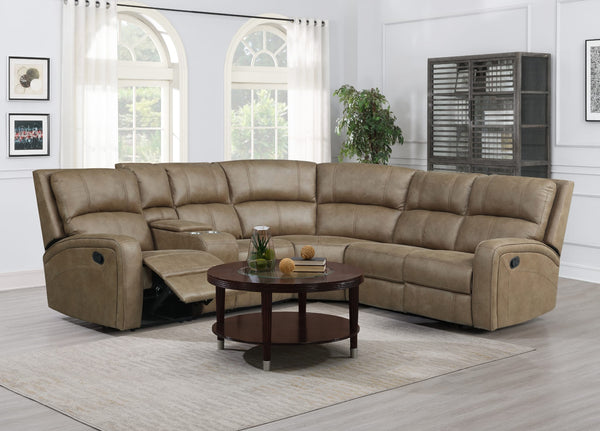 Galway Tan Recliner Corner Sofas