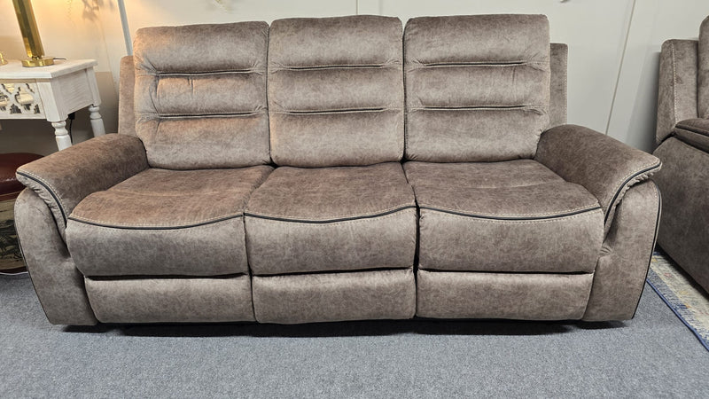 Seattle 3+2 Sandstone Fabric Recliner Sofas