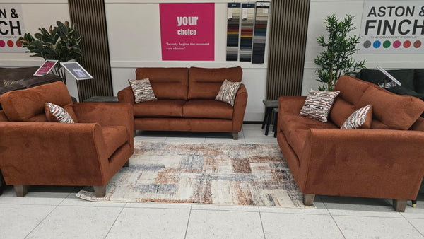 Aston Finch Cologne Fabric Sofas All Sizes & Colours