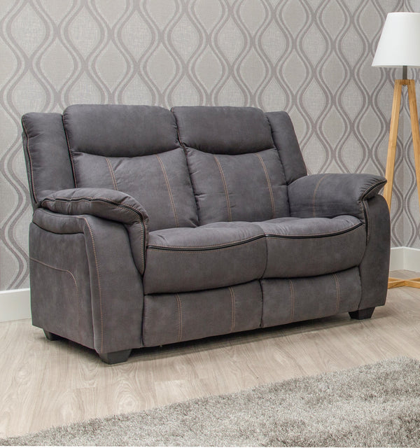 Brooklyn 2 Seater Sofa Charcoal Fabric