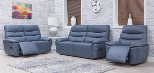 Cadiz Leather 3+2 Seater Recliner Sofa
