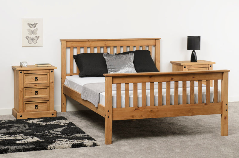 Monaco 4'6" Double Bed High Foot End
