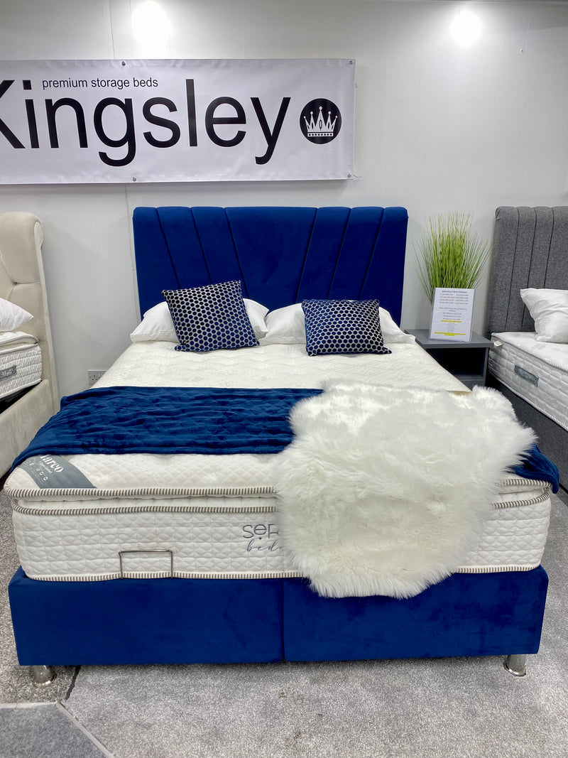 Kingsley Gas Lift Storage Beds - Dreamy Blue