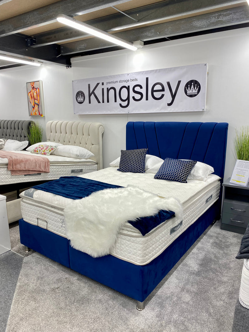 Kingsley Gas Lift Storage Beds - Dreamy Blue