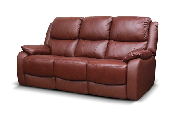 Parker 3 Seater Sofa Half Leather