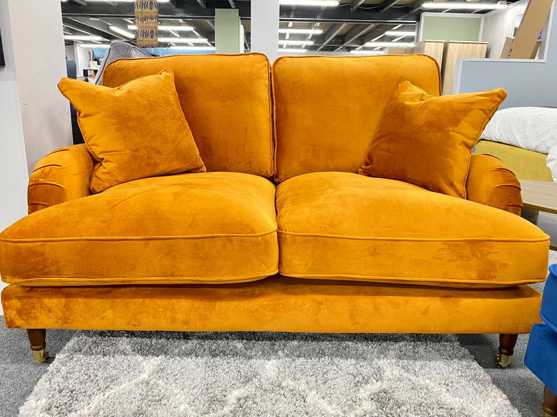 Rupert Fabric Sofa - Orange Colour